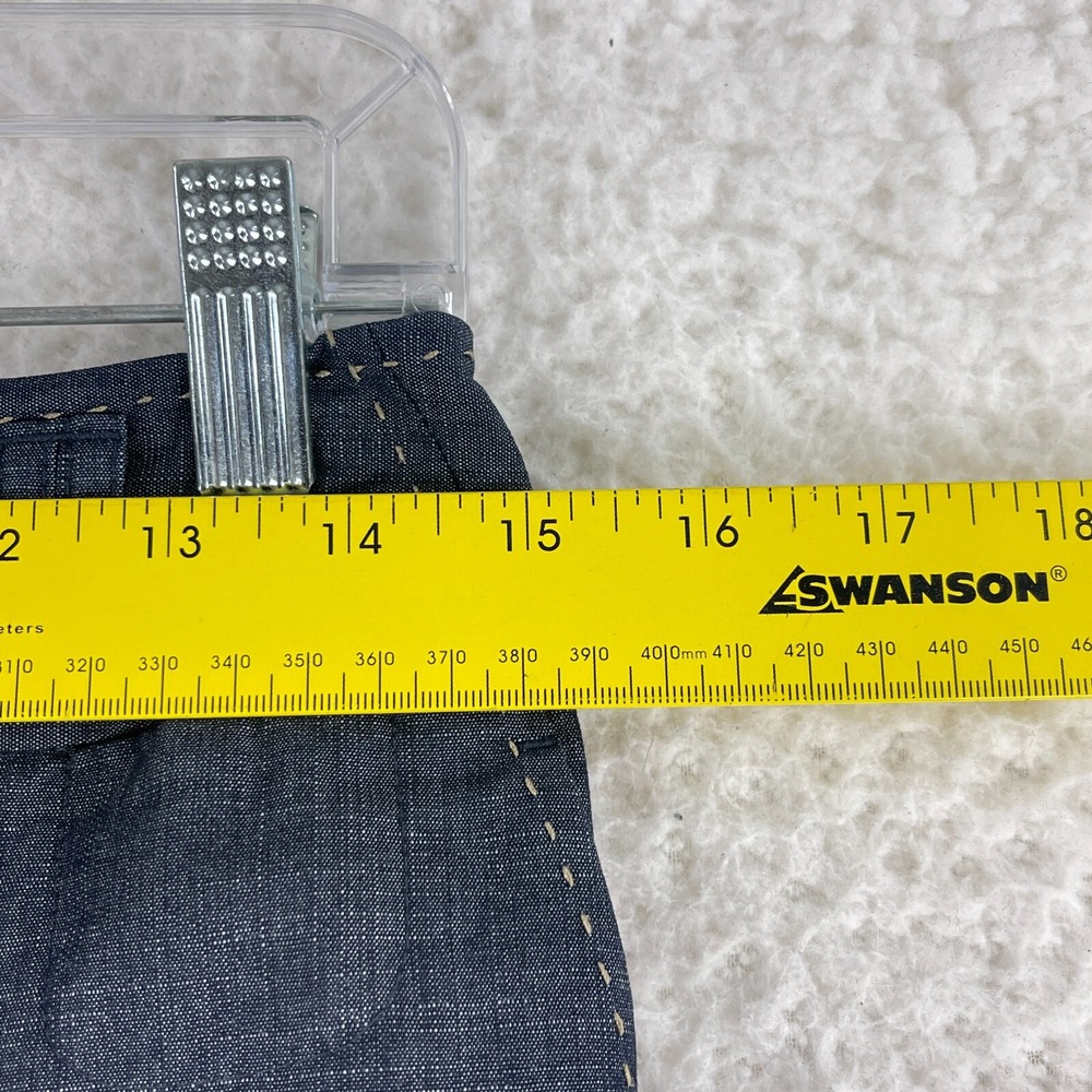 Ann Taylor LOFT‎ Blue Ann Cropped Pants Womens Straight Leg Mid-Rise Size 2 - Picture 8 of 16